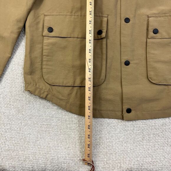 Five Four Club Remy Jacket Men's L Brown Tan Cargo Pocket Utility Snap Button - Picture 9 of 9